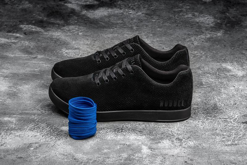 Black Nobull Suede Men's Trainers | CA W1348N